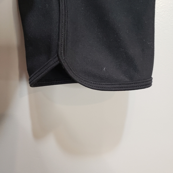 Nike Dri-fit Running Capri Leggings Black/Blue Sz. SM - Picture 5 of 15